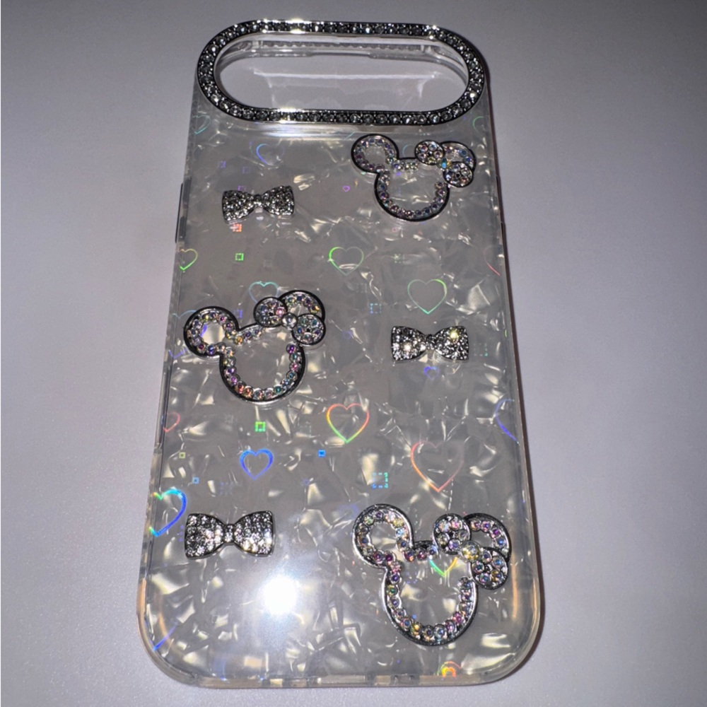 Crystal Clear Glitter iPhone case 
Different sizes